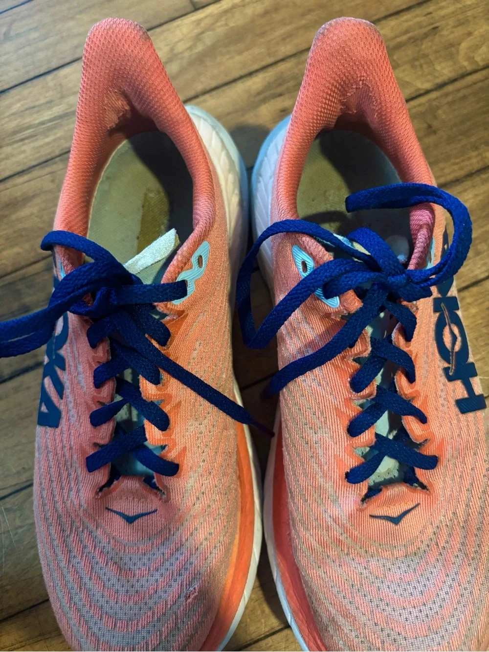 Hoka breathable coral